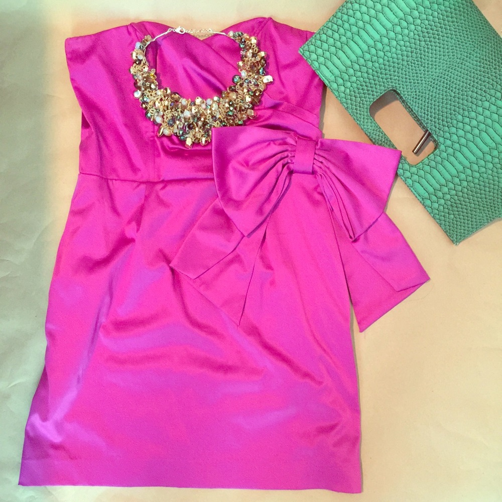 Sweetheart Bow Cocktail Dress